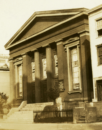 [Bridge Street African Methodist Church]. Eugene L. Armbruster. 1923. Eugene L. Armbruster photographs and scrapbooks. V1974.1.1342. Brooklyn Historical Society.